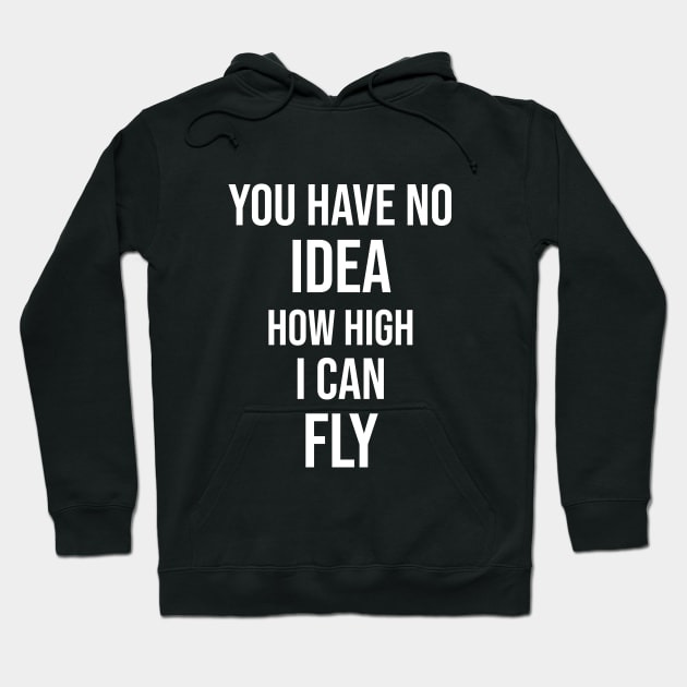 You Have No Idea How High I Can Fly Hoodie by Great Bratton Apparel